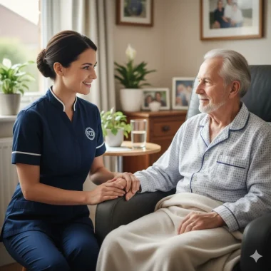 Cuidadora de pacientes